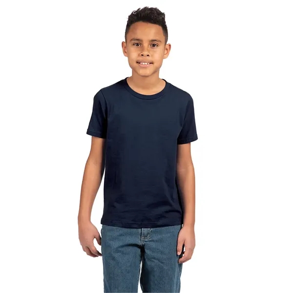 Youth cotton crew shirt. 4.3 ounce, 100% combed ring spun cotton.... from ASI 89380 Staton Corporate and Casual