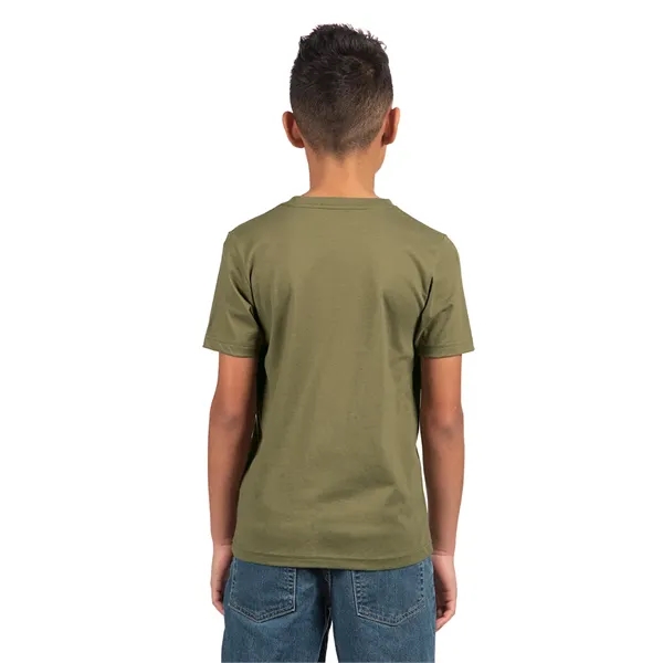 Youth cotton crew shirt. 4.3 ounce, 100% combed ring spun cotton.... from ASI 89380 Staton Corporate and Casual