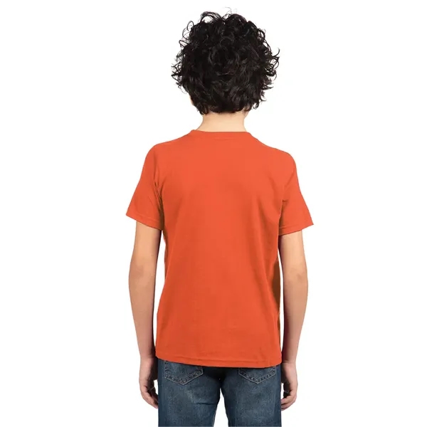 Youth cotton crew shirt. 4.3 ounce, 100% combed ring spun cotton.... from ASI 89380 Staton Corporate and Casual