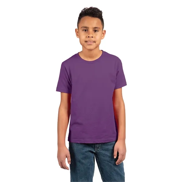 Youth cotton crew shirt. 4.3 ounce, 100% combed ring spun cotton.... from ASI 89380 Staton Corporate and Casual