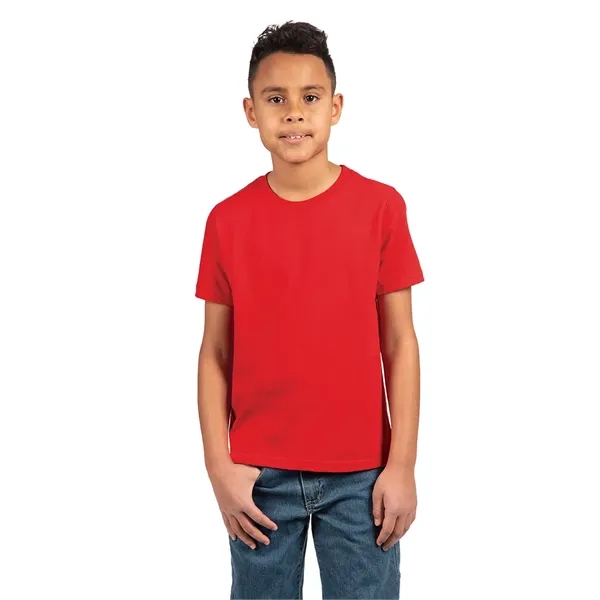 Youth cotton crew shirt. 4.3 ounce, 100% combed ring spun cotton.... from ASI 89380 Staton Corporate and Casual