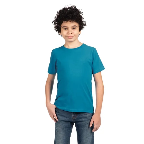 Youth cotton crew shirt. 4.3 ounce, 100% combed ring spun cotton.... from ASI 89380 Staton Corporate and Casual