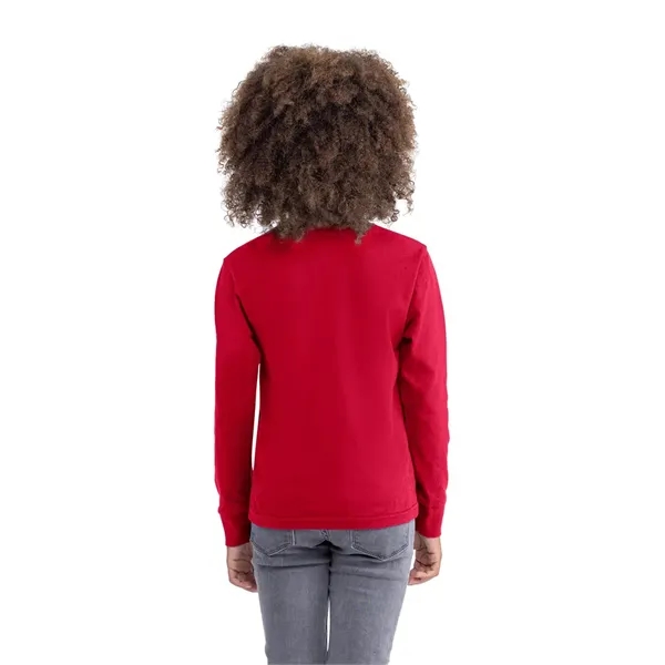 Youth Cotton Long Sleeve Tee... from ASI 89380 Staton Corporate and Casual