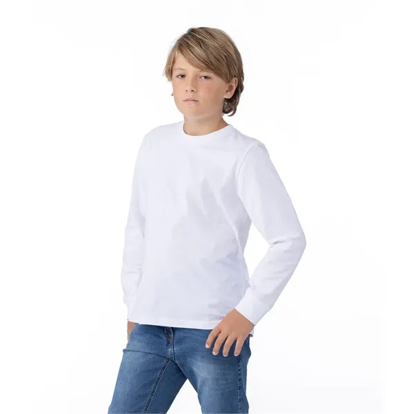 Youth Cotton Long Sleeve Tee... from ASI 89380 Staton Corporate and Casual