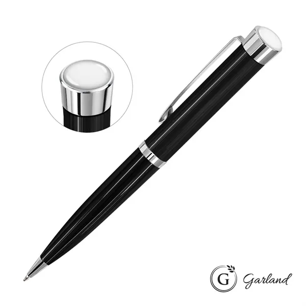 Garland® Executive Custom Color Ballpoint Twist Pen - Chrome Accent... from ASI 84592 St Regis Group