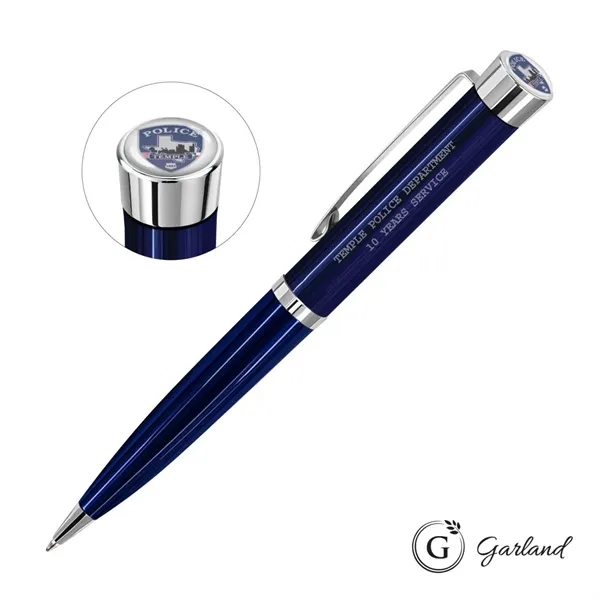 Garland® Executive Custom Color Ballpoint Twist Pen - Chrome Accent... from ASI 84592 St Regis Group