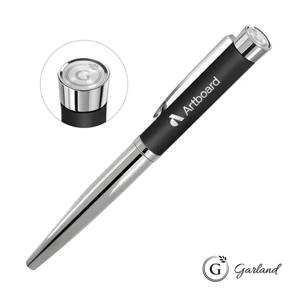 Garland® Executive Emblem Monogram Rollerball Pen - Chrome Accent... from ASI 84592 St Regis Group