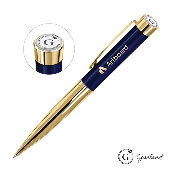 Garland® Executive Monogram Twist Ballpoint Pen - Gold Accent... from ASI 84592 St Regis Group