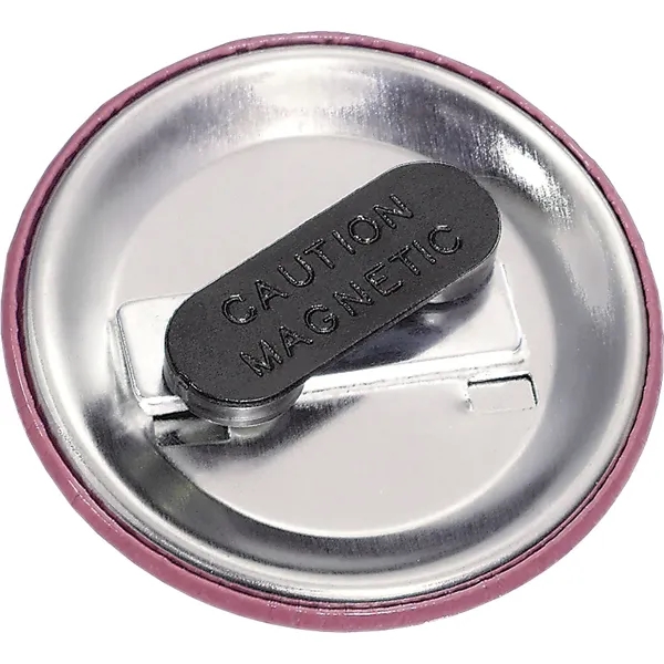 Round laminated button (3") with safety pin back... from ASI 54100 Fields Manufacturing Inc / Fields