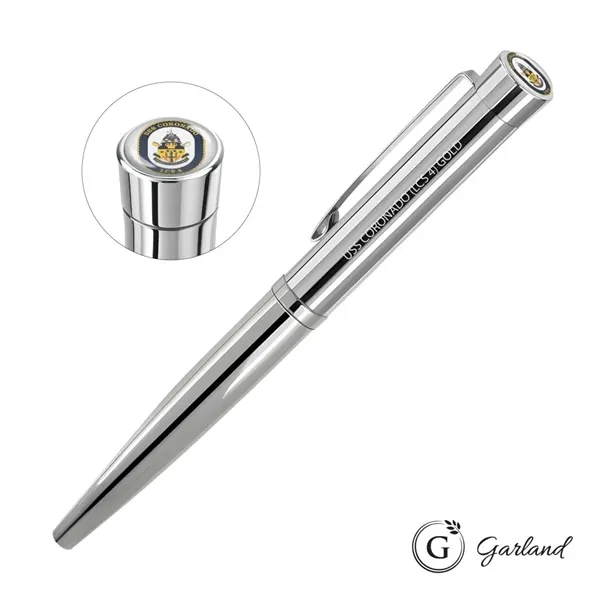 Garland® Executive Custom Signature Rollerball Pen - Chrome Accent... from ASI 84592 St Regis Group