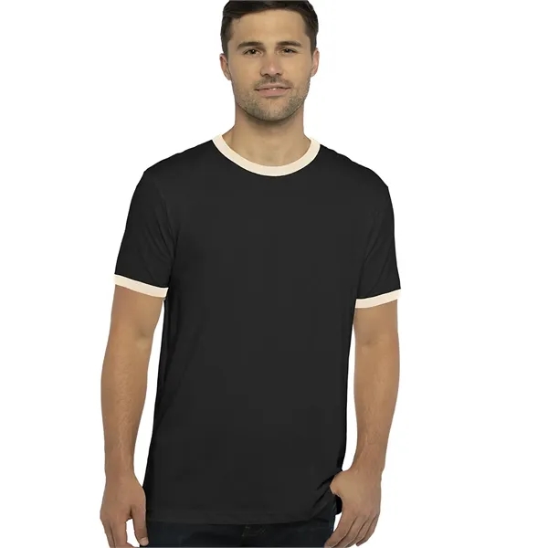 Men's ringer t-shirt made from 100% combed ring-spun cotton and features... from ASI 89380 Staton Corporate and Casual