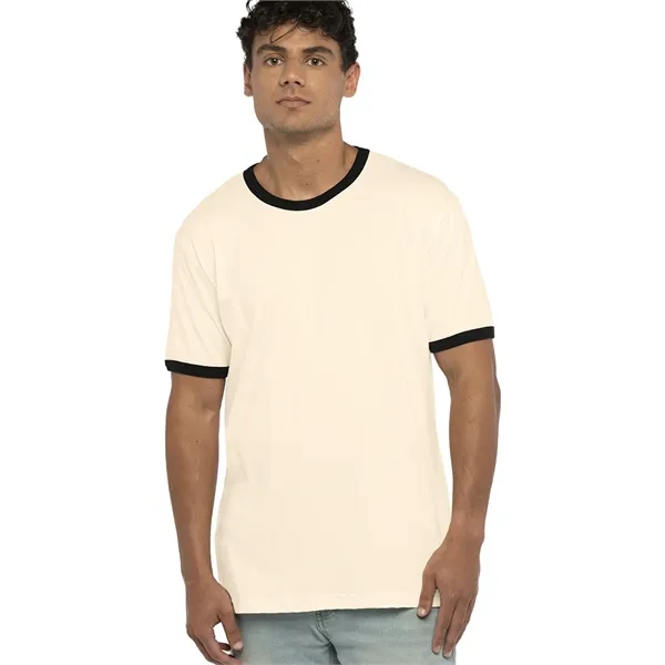 Men's ringer t-shirt made from 100% combed ring-spun cotton and features... from ASI 89380 Staton Corporate and Casual