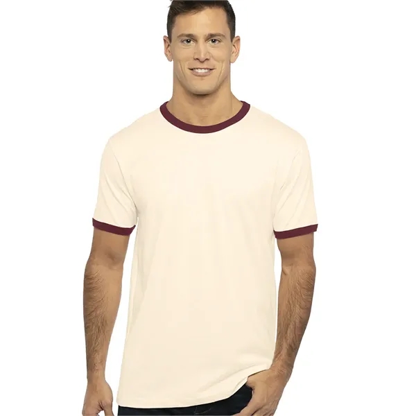 Men's ringer t-shirt made from 100% combed ring-spun cotton and features... from ASI 89380 Staton Corporate and Casual
