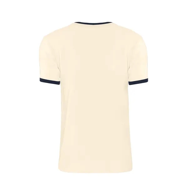 Men's ringer t-shirt made from 100% combed ring-spun cotton and features... from ASI 89380 Staton Corporate and Casual