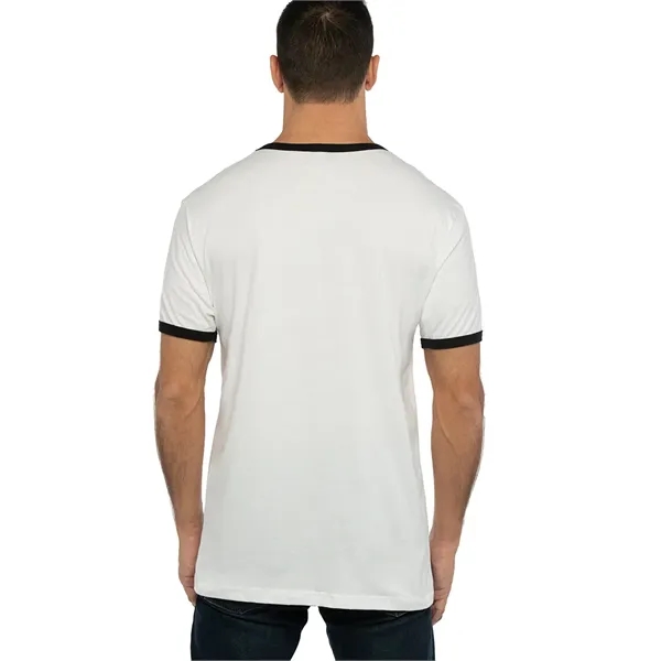 Men's ringer t-shirt made from 100% combed ring-spun cotton and features... from ASI 89380 Staton Corporate and Casual