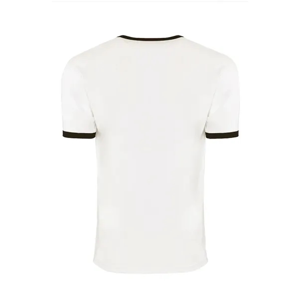 Men's ringer t-shirt made from 100% combed ring-spun cotton and features... from ASI 89380 Staton Corporate and Casual