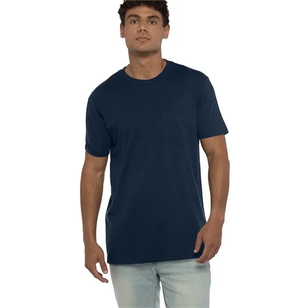 Unisex crewneck t-shirt made from 100% combed ring-spun cotton with 5-point... from ASI 89380 Staton Corporate and Casual