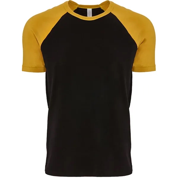 Unisex raglan t-shirt made from 100% combed ring-spun cotton with contrast... from ASI 89380 Staton Corporate and Casual / Staton®