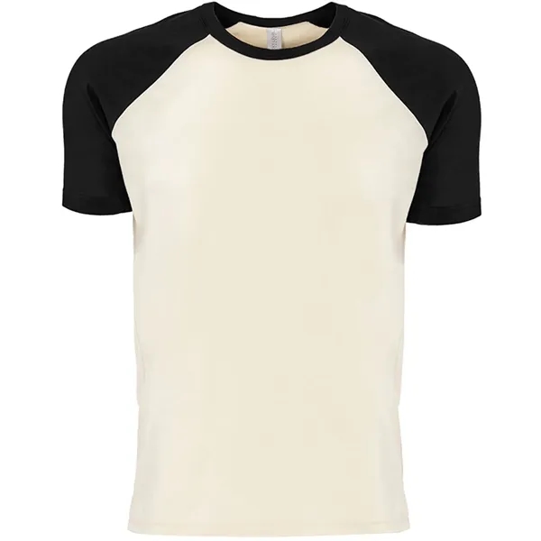 Unisex raglan t-shirt made from 100% combed ring-spun cotton with contrast... from ASI 89380 Staton Corporate and Casual / Staton®