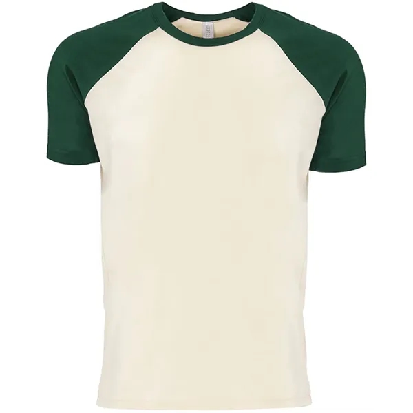 Unisex raglan t-shirt made from 100% combed ring-spun cotton with contrast... from ASI 89380 Staton Corporate and Casual / Staton®
