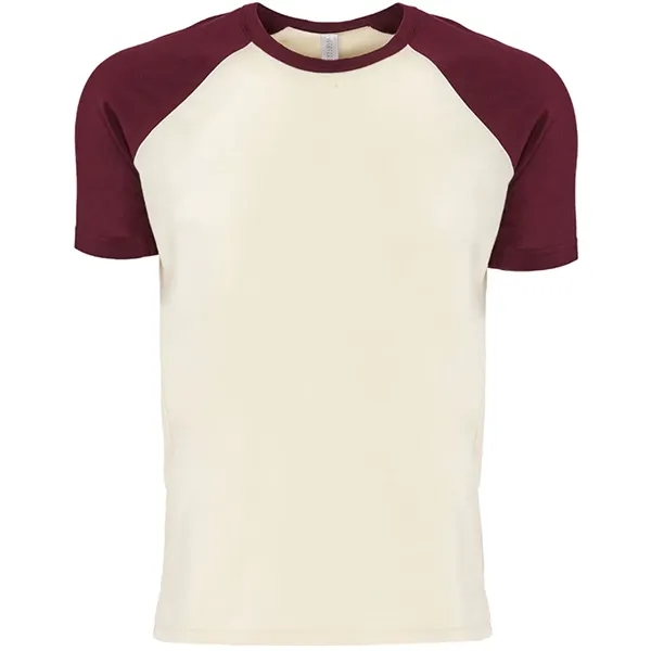 Unisex raglan t-shirt made from 100% combed ring-spun cotton with contrast... from ASI 89380 Staton Corporate and Casual / Staton®