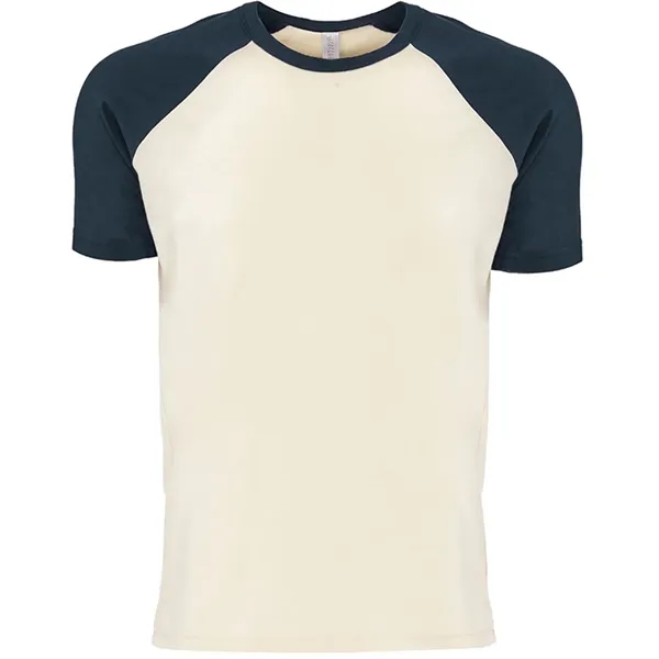 Unisex raglan t-shirt made from 100% combed ring-spun cotton with contrast... from ASI 89380 Staton Corporate and Casual / Staton®