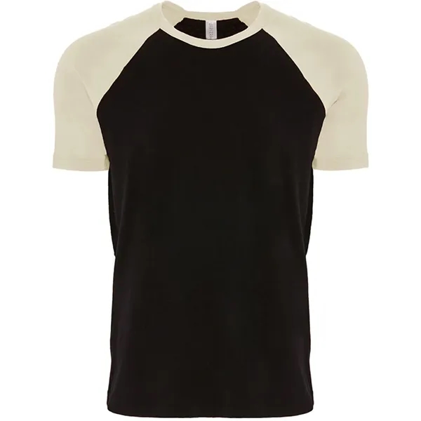 Unisex raglan t-shirt made from 100% combed ring-spun cotton with contrast... from ASI 89380 Staton Corporate and Casual / Staton®