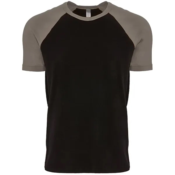Unisex raglan t-shirt made from 100% combed ring-spun cotton with contrast... from ASI 89380 Staton Corporate and Casual / Staton®