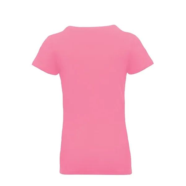 Girl's princess tee. 4.3 ounce, 100% combed ring spun cotton. Blank... from ASI 89380 Staton Corporate and Casual