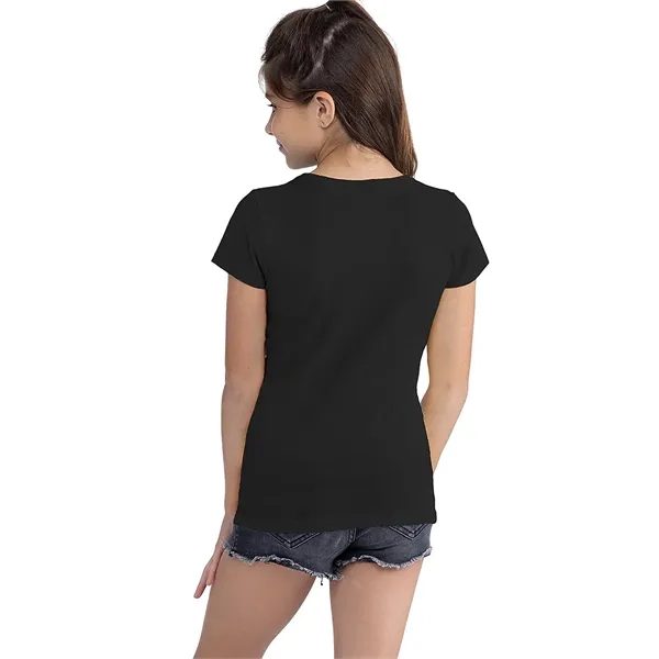 Girl's princess tee. 4.3 ounce, 100% combed ring spun cotton. Blank... from ASI 89380 Staton Corporate and Casual