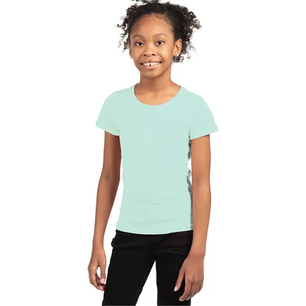 Girl's princess tee. 4.3 ounce, 100% combed ring spun cotton. Blank... from ASI 89380 Staton Corporate and Casual
