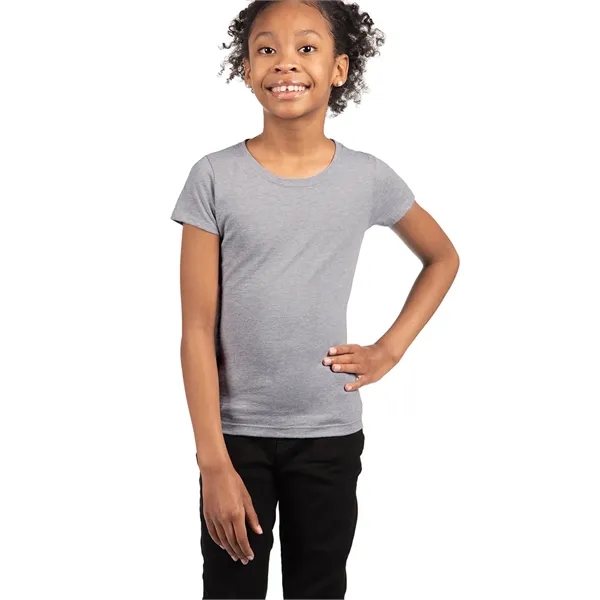 Girl's princess tee. 4.3 ounce, 100% combed ring spun cotton. Blank... from ASI 89380 Staton Corporate and Casual