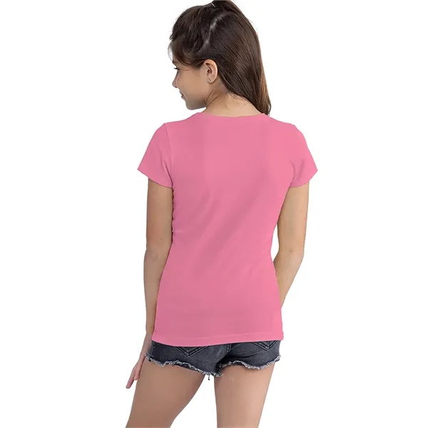 Girl's princess tee. 4.3 ounce, 100% combed ring spun cotton. Blank... from ASI 89380 Staton Corporate and Casual