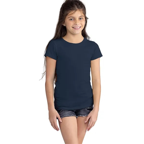 Girl's princess tee. 4.3 ounce, 100% combed ring spun cotton. Blank... from ASI 89380 Staton Corporate and Casual
