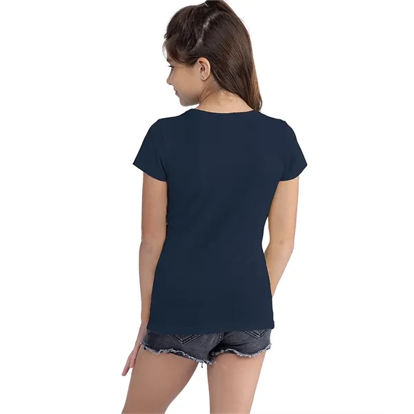 Girl's princess tee. 4.3 ounce, 100% combed ring spun cotton. Blank... from ASI 89380 Staton Corporate and Casual