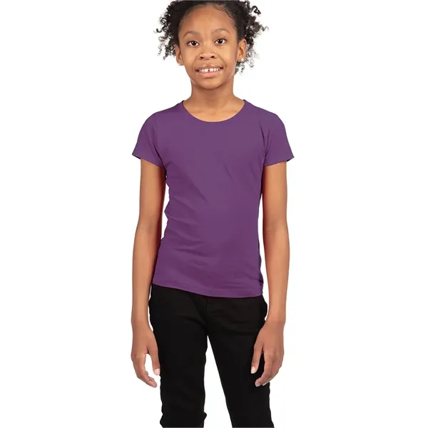 Girl's princess tee. 4.3 ounce, 100% combed ring spun cotton. Blank... from ASI 89380 Staton Corporate and Casual