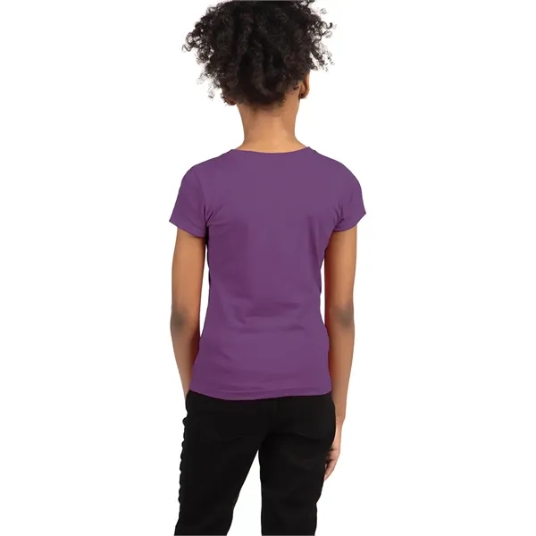 Girl's princess tee. 4.3 ounce, 100% combed ring spun cotton. Blank... from ASI 89380 Staton Corporate and Casual