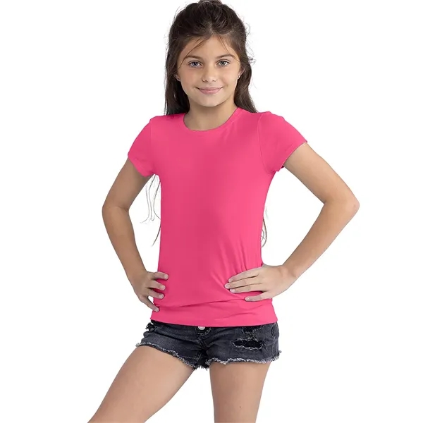 Girl's princess tee. 4.3 ounce, 100% combed ring spun cotton. Blank... from ASI 89380 Staton Corporate and Casual