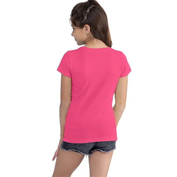 Girl's princess tee. 4.3 ounce, 100% combed ring spun cotton. Blank... from ASI 89380 Staton Corporate and Casual