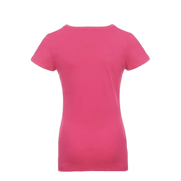 Girl's princess tee. 4.3 ounce, 100% combed ring spun cotton. Blank... from ASI 89380 Staton Corporate and Casual