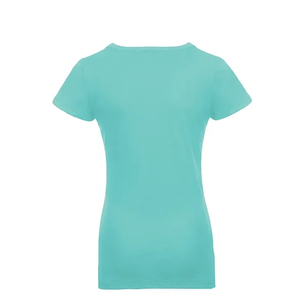 Girl's princess tee. 4.3 ounce, 100% combed ring spun cotton. Blank... from ASI 89380 Staton Corporate and Casual