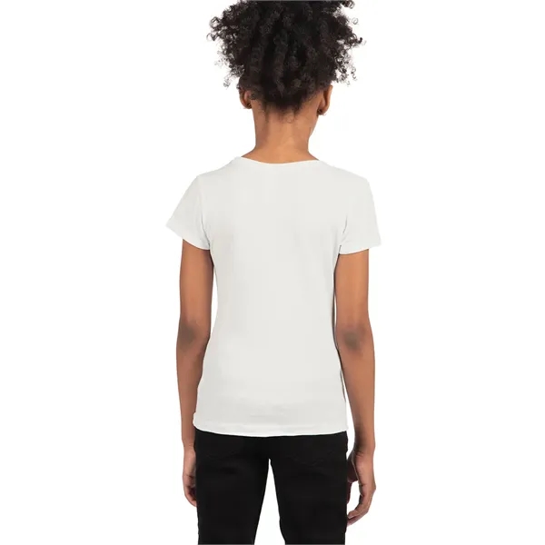 Girl's princess tee. 4.3 ounce, 100% combed ring spun cotton. Blank... from ASI 89380 Staton Corporate and Casual