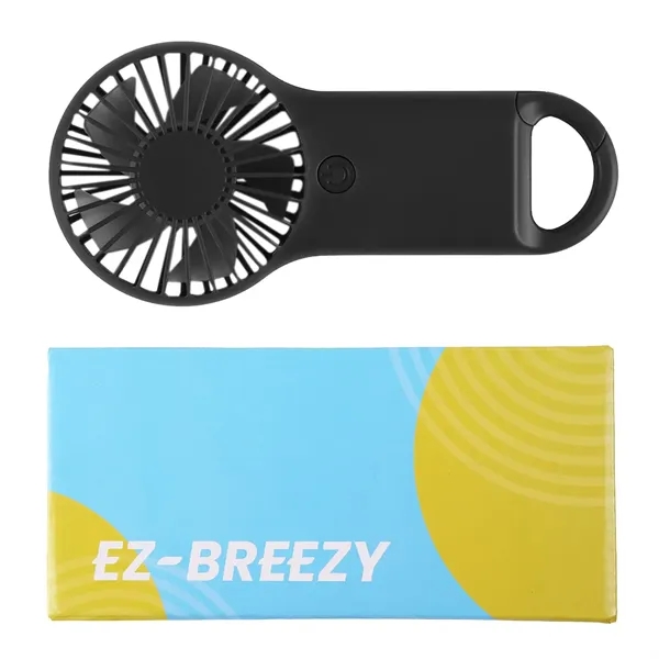 Mini fan with a carabiner. Packaged in a decorated box. 3... from ASI 61966 HPG / Mixie