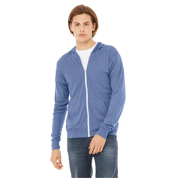 Unisex Triblend Full Zip Lightweight Hoodie. 5.6 ounce. 50% polyester/25% combed... from ASI 89380 Staton Corporate and Casual / Staton®