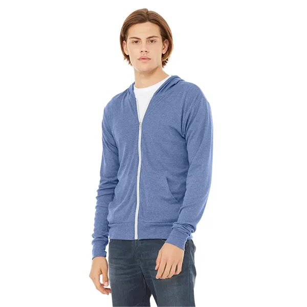 Unisex Triblend Full Zip Lightweight Hoodie. 5.6 ounce. 50% polyester/25% combed... from ASI 89380 Staton Corporate and Casual / Staton®