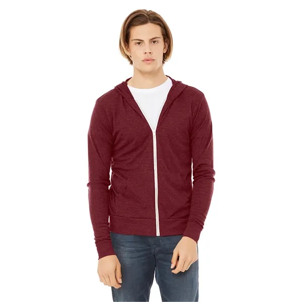 Unisex Triblend Full Zip Lightweight Hoodie. 5.6 ounce. 50% polyester/25% combed... from ASI 89380 Staton Corporate and Casual / Staton®