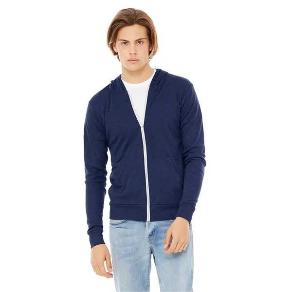 Unisex Triblend Full Zip Lightweight Hoodie. 5.6 ounce. 50% polyester/25% combed... from ASI 89380 Staton Corporate and Casual / Staton®