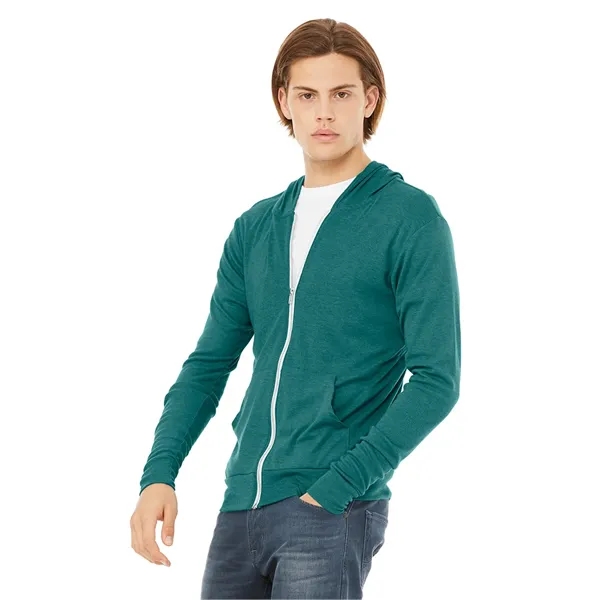 Unisex Triblend Full Zip Lightweight Hoodie. 5.6 ounce. 50% polyester/25% combed... from ASI 89380 Staton Corporate and Casual / Staton®