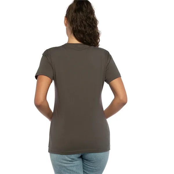 Women's V-neck tee with a relaxed fit, side seams, and a... from ASI 89380 Staton Corporate and Casual