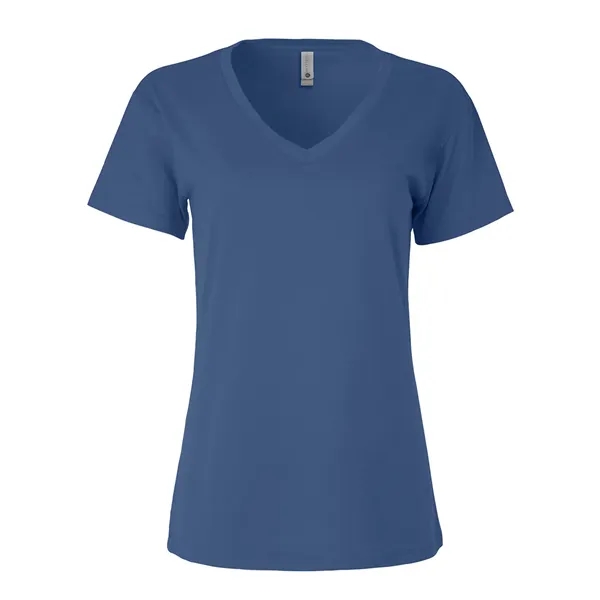 Women's V-neck tee with a relaxed fit, side seams, and a... from ASI 89380 Staton Corporate and Casual